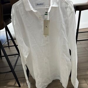 Tommy Bahama White Casual Button Down Shirt